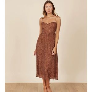 Park & Fifth Florence Dress in Cinnamon Terrazzo Size Med